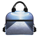 UFO Pyramid Print Insulated Lunch Bag