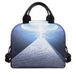UFO Pyramid Print Insulated Lunch Bag