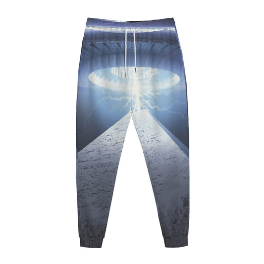 UFO Pyramid Print Jogger Pants