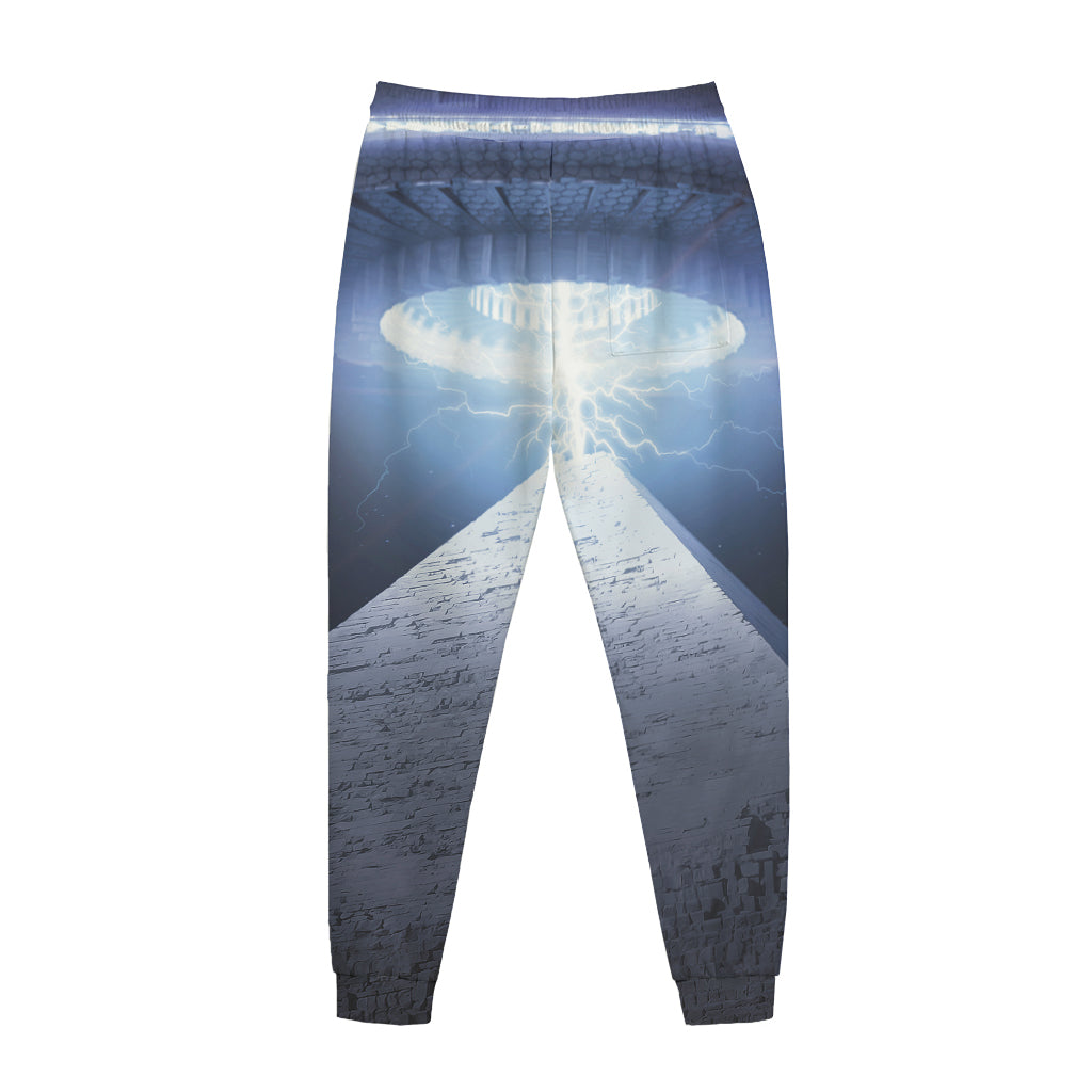 UFO Pyramid Print Jogger Pants