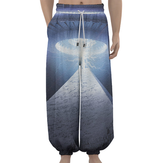 UFO Pyramid Print Lantern Pants