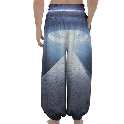 UFO Pyramid Print Lantern Pants