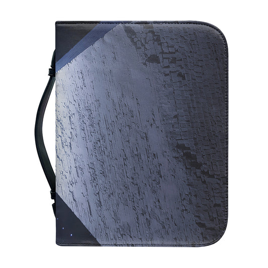 UFO Pyramid Print Leather Bible Cover
