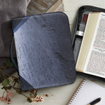 UFO Pyramid Print Leather Bible Cover