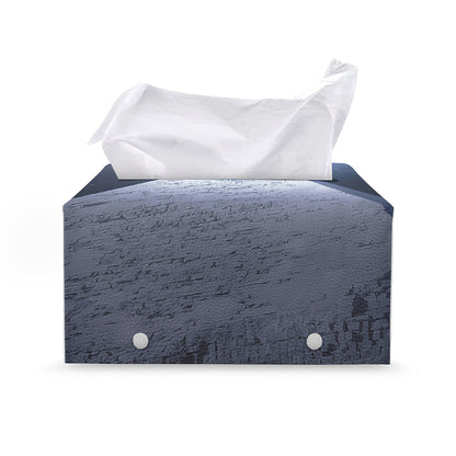 UFO Pyramid Print Leather Tissue Box Cover