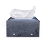 UFO Pyramid Print Leather Tissue Box Cover