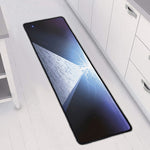 UFO Pyramid Print Long Kitchen Mat