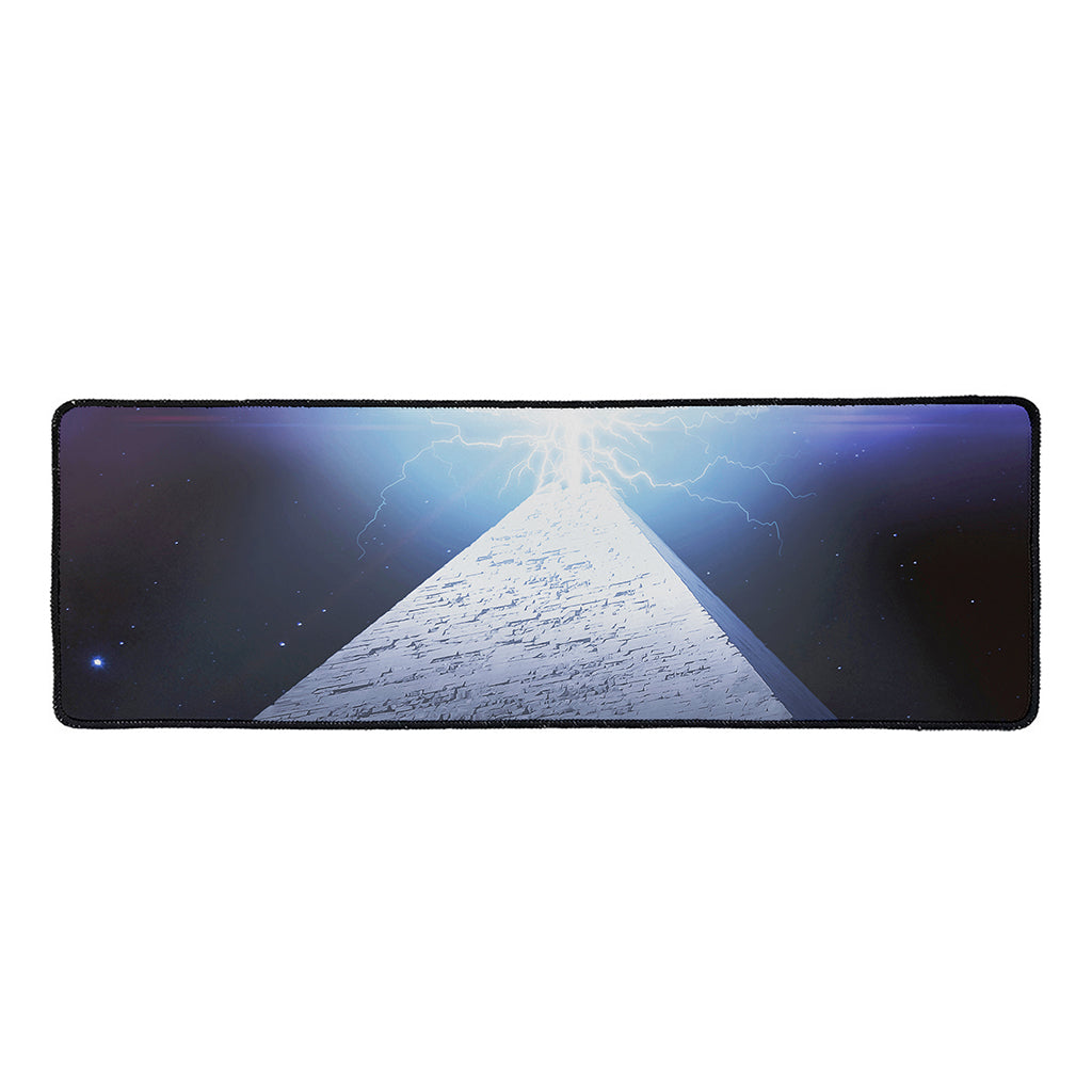 UFO Pyramid Print Long Kitchen Mat