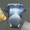 UFO Pyramid Print Men's Bodysuit
