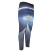 UFO Pyramid Print Men's Compression Pants