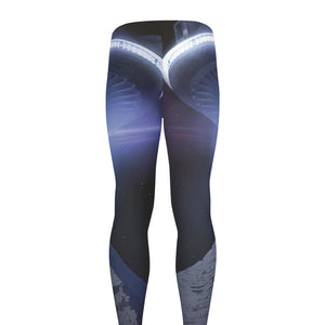 UFO Pyramid Print Men's leggings