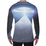 UFO Pyramid Print Men's Long Sleeve T-Shirt