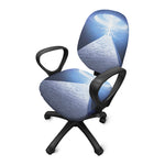 UFO Pyramid Print Office Chair Cover