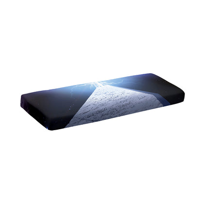 UFO Pyramid Print Piano Keyboard Cover