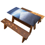 UFO Pyramid Print Picnic Table Cover