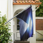 UFO Pyramid Print Polyester Flag