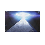 UFO Pyramid Print Polyester Flag