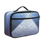 UFO Pyramid Print Portable Lunch Bag