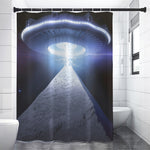 UFO Pyramid Print Premium Shower Curtain