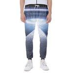 UFO Pyramid Print Scuba Joggers