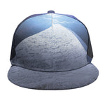 UFO Pyramid Print Snapback Cap