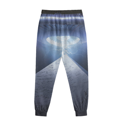 UFO Pyramid Print Sweatpants