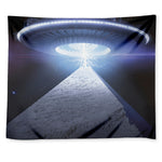 UFO Pyramid Print Tapestry