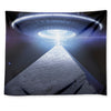 UFO Pyramid Print Tapestry