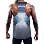 UFO Pyramid Print Training Tank Top