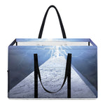 UFO Pyramid Print Utility Tote Bag