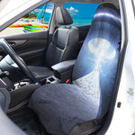 UFO Pyramid Print Waterproof Car Seat Cover