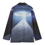 UFO Pyramid Print Women's Blazer