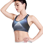 UFO Pyramid Print Women's Sports Bra