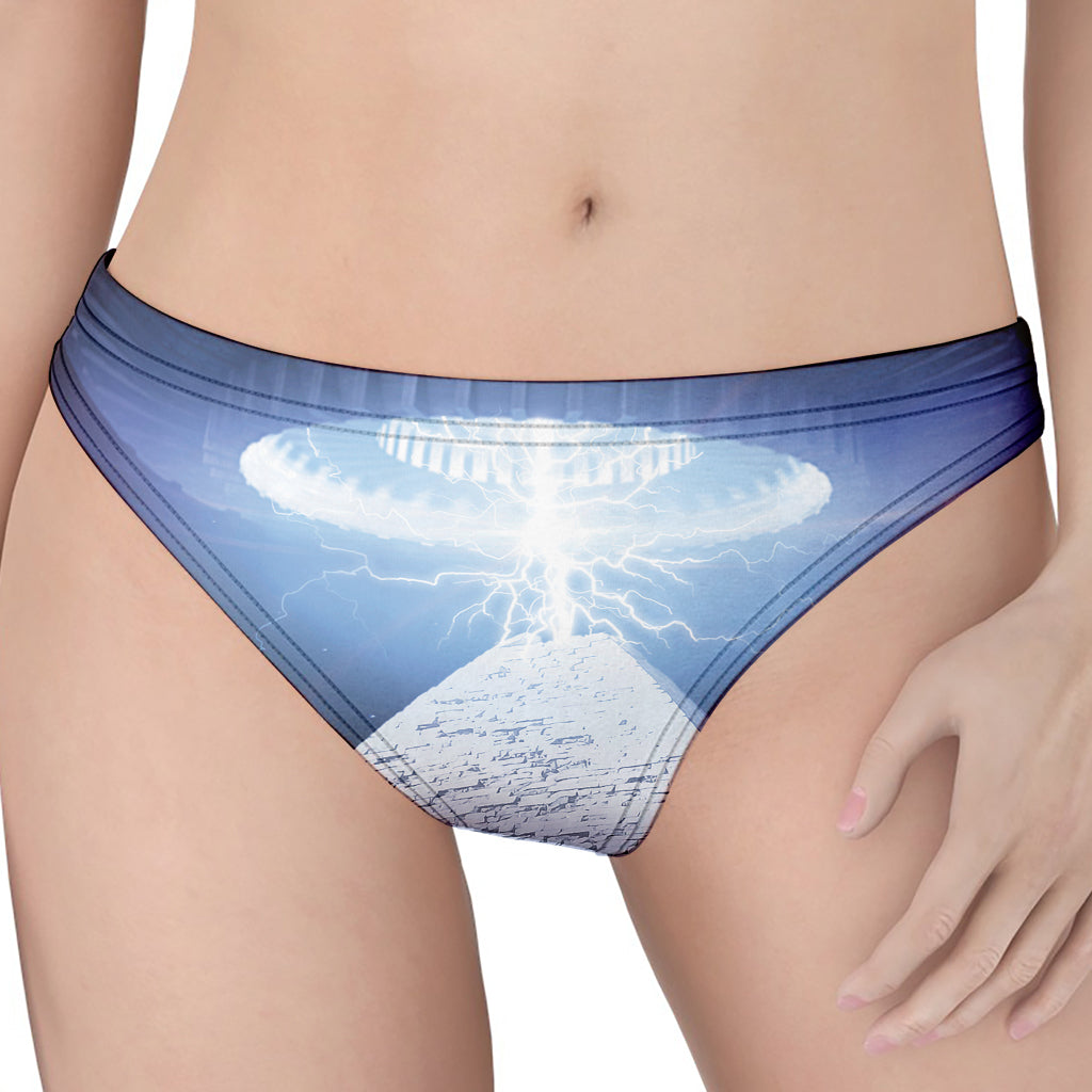 UFO Pyramid Print Women's Thong