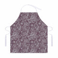 Umber Floral Bohemian Pattern Print Adjustable Apron