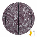 Umber Floral Bohemian Pattern Print Basketball