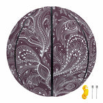 Umber Floral Bohemian Pattern Print Basketball