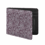 Umber Floral Bohemian Pattern Print Bifold Wallet