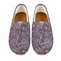 Umber Floral Bohemian Pattern Print Casual Shoes