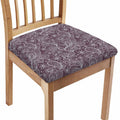 Umber Floral Bohemian Pattern Print Chair Cushion Cover