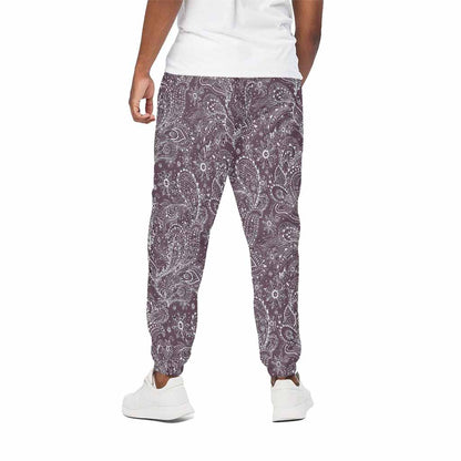 Umber Floral Bohemian Pattern Print Cotton Pants