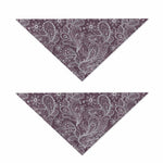 Umber Floral Bohemian Pattern Print Dog Bandana
