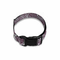 Umber Floral Bohemian Pattern Print Dog Collar