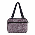 Umber Floral Bohemian Pattern Print Double Strap Bible Bag