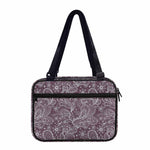 Umber Floral Bohemian Pattern Print Double Strap Bible Bag