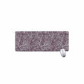Umber Floral Bohemian Pattern Print Extended Mouse Pad