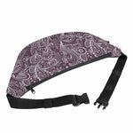 Umber Floral Bohemian Pattern Print Fanny Pack