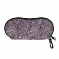 Umber Floral Bohemian Pattern Print Glasses Case