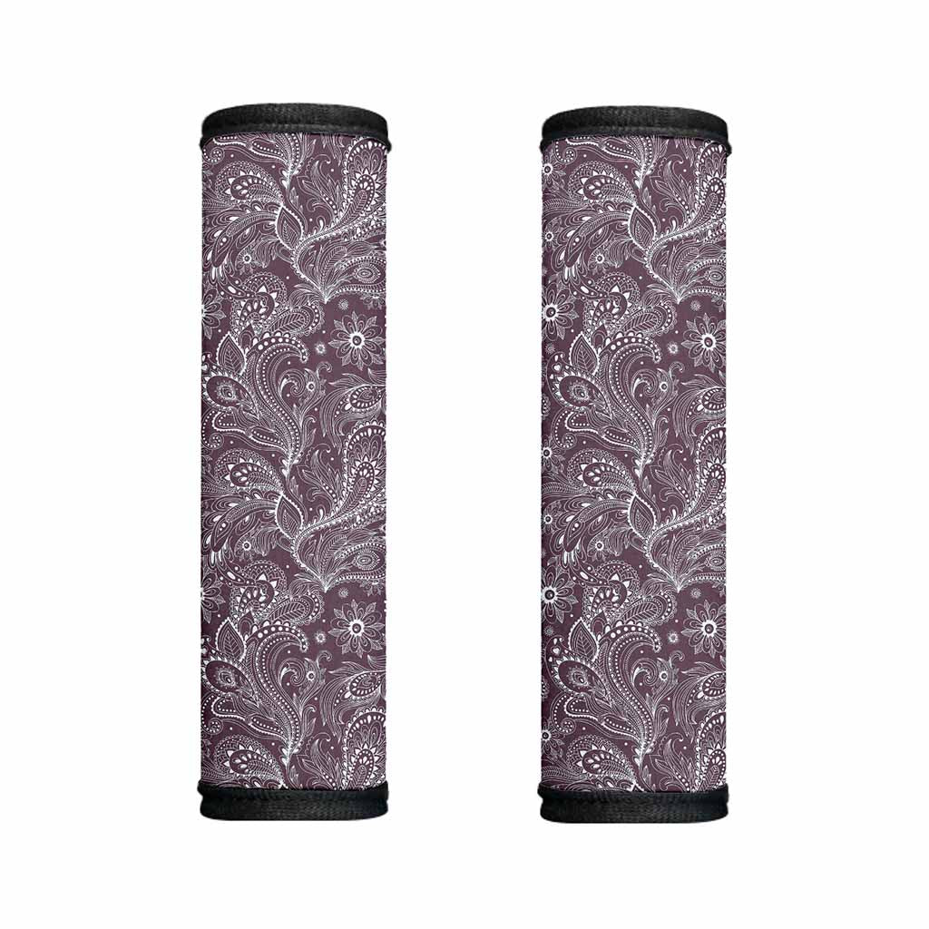 Umber Floral Bohemian Pattern Print Handle Covers