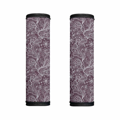 Umber Floral Bohemian Pattern Print Handle Covers